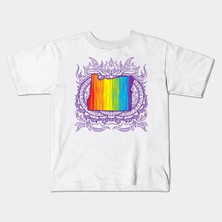 Oregon Mandala Pride Kids T-Shirt